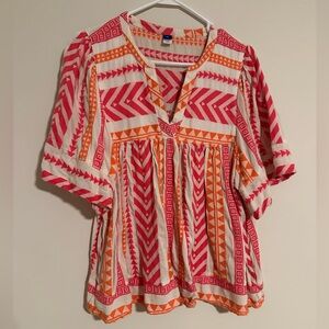 Old Navy Tribal Print Blouse
